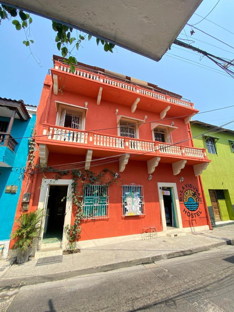 La Viduka Hostel Cartagena Kültér fotó