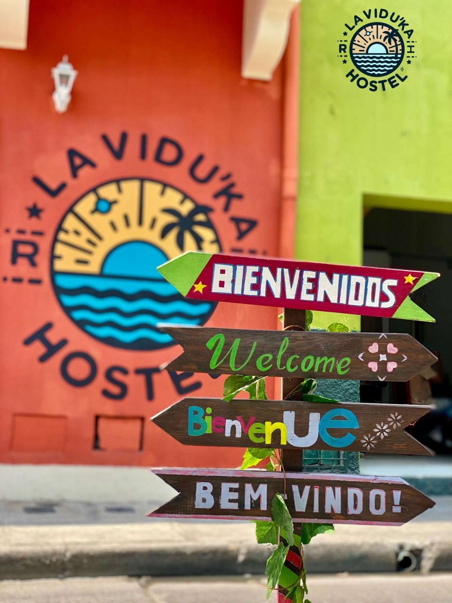 La Viduka Hostel Cartagena Kültér fotó