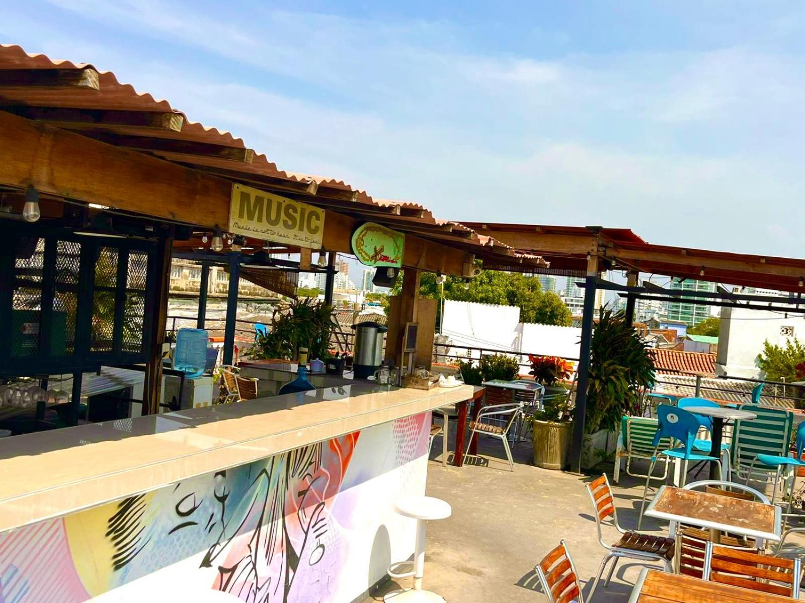 La Viduka Hostel Cartagena Kültér fotó